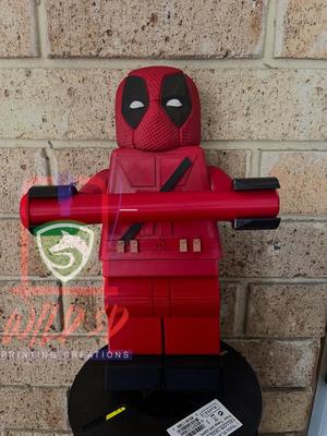Deadpool Brick man Toilet roll holder 