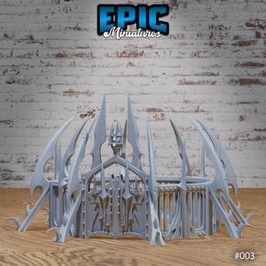 Large Prison Cage / Elven Jail / Elvish Prisoner Enclosure / Forest Lockup Construct / Dungeon Area Decoration / Gaol Building Encounter