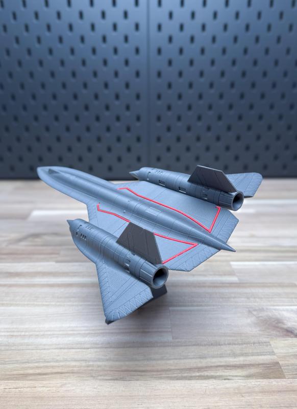 SR-71 Blackbird Kit (No Support, No AMS, No Glue)