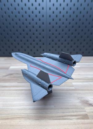 SR-71 Blackbird Kit (No Support, No AMS, No Glue)