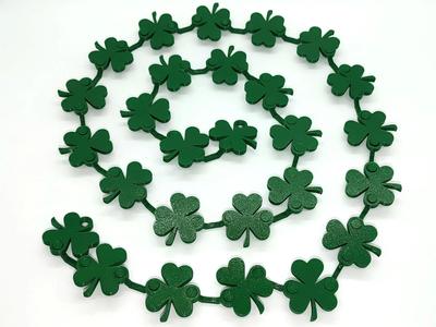 Print-in-place St. Patrick's Day Shamrock Garland 