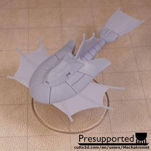 Triop Spelljammer Ship Miniature from dnd 2e