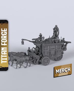 Hunter Wagon - With Free Dragon Warhammer - 5e DnD Inspired for RPG and Wargamers