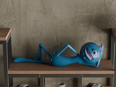 Mr. Meeseeks Multi-Color Print