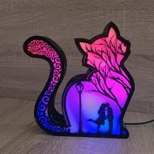 CAT LED LAMP