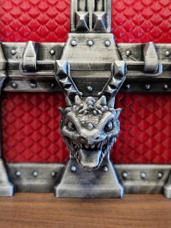 Dragon Chest storage with dice tower