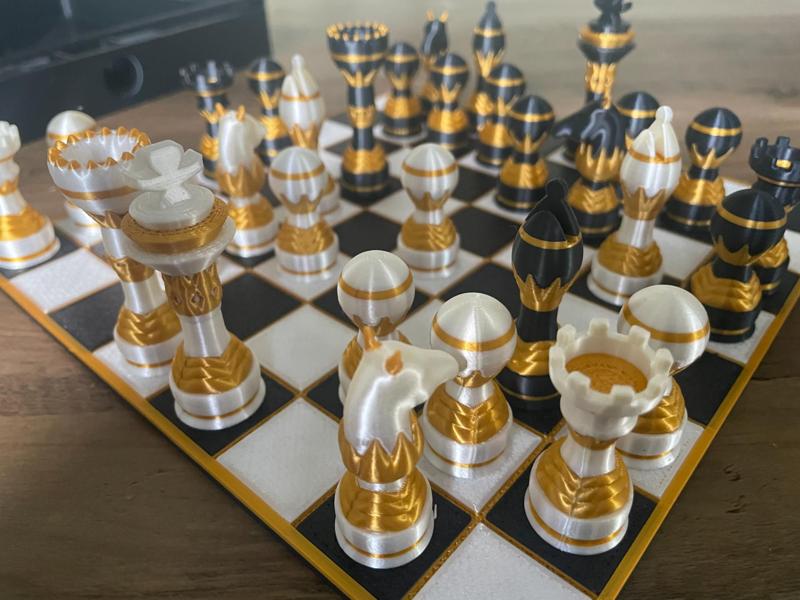 Chess Set (pocket size profile)(magnetic optional)