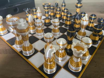Chess Set (pocket size profile)(magnetic optional)