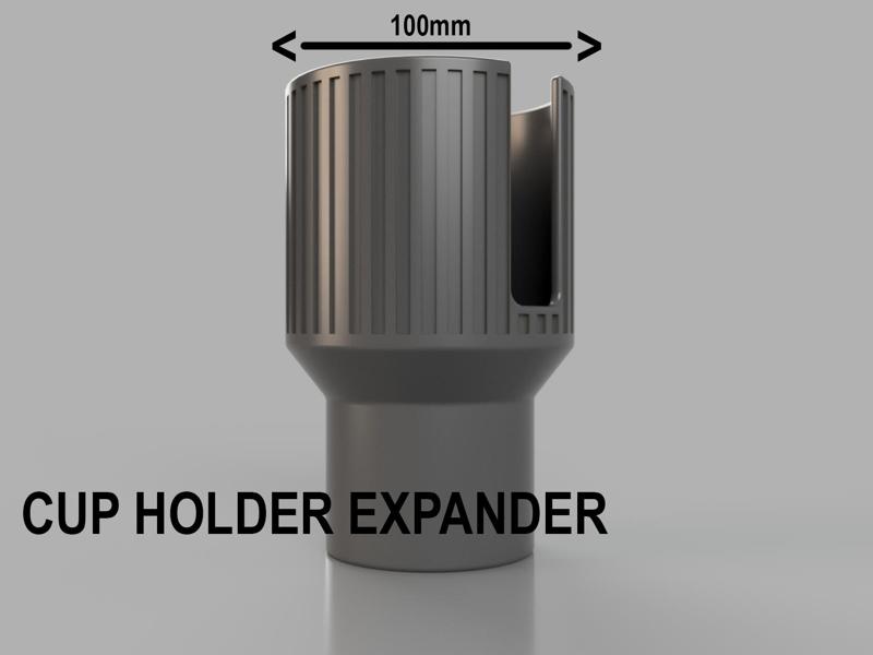Car Cup Holder Adapter with flexible TPU tabs