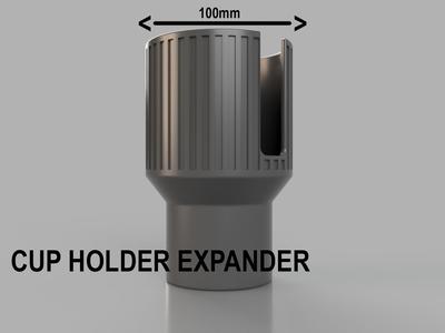 Car Cup Holder Adapter with flexible TPU tabs