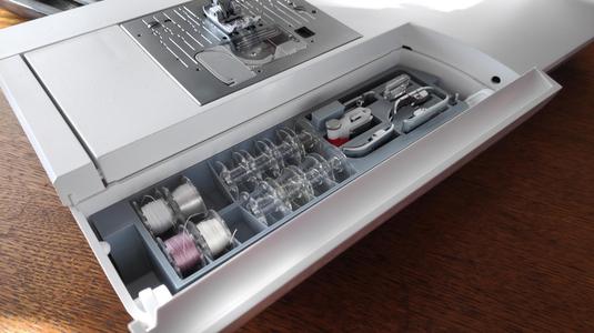 Organizer for sewing machine quilt ambition 630