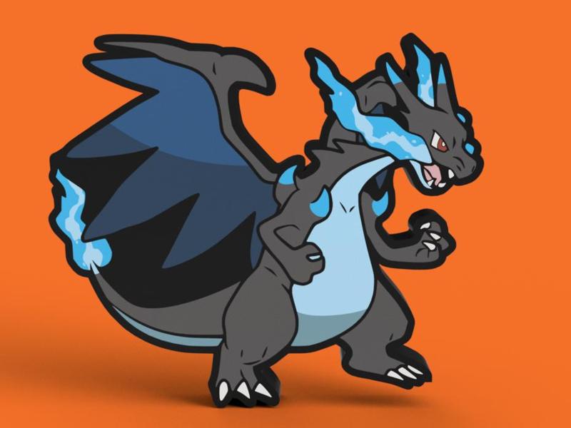 Mega Charizard X Lightbox
