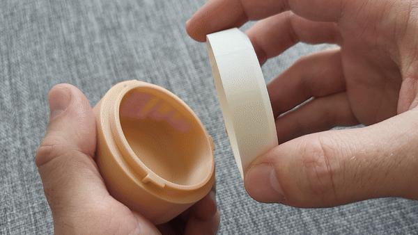 Twist lock jar with multiple lids and sizes