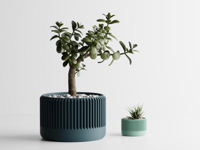 Plant Pot Planter Rib Delta 1