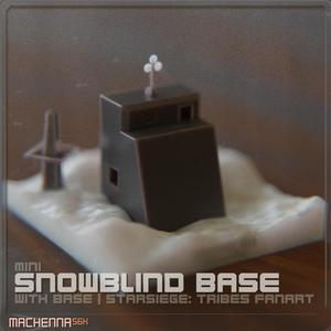 Snowblind Outpost Diarama | Starsiege: Tribes Fanart