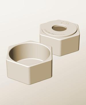 CH96-50-P Modular pierced component container modern decor