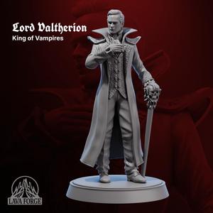 Lord Valtherion, The King of Vampires | 32mm and 75mm pre-supported