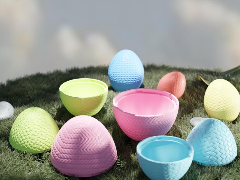 Knitted Easter Egg Boxes