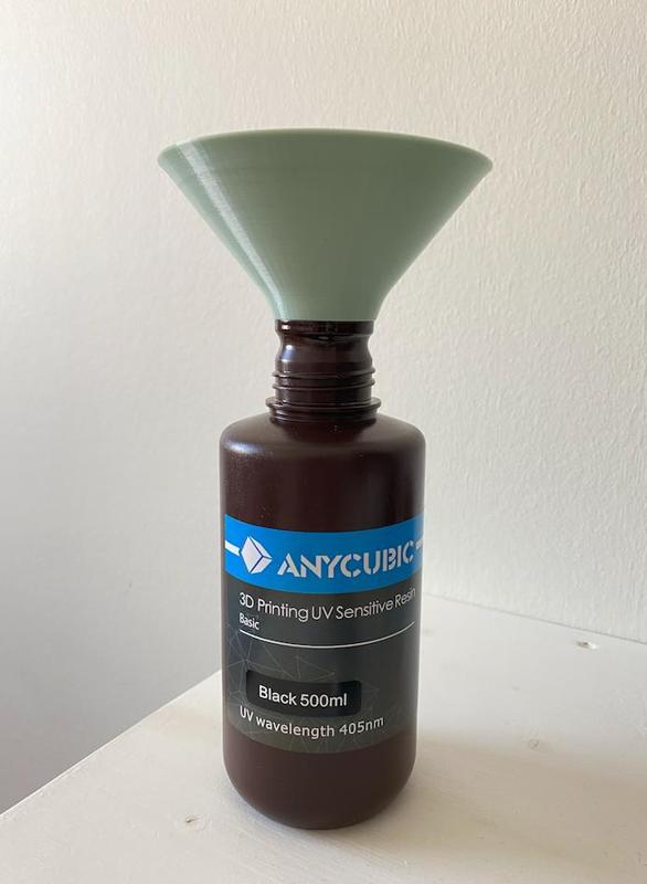 Resin funnel