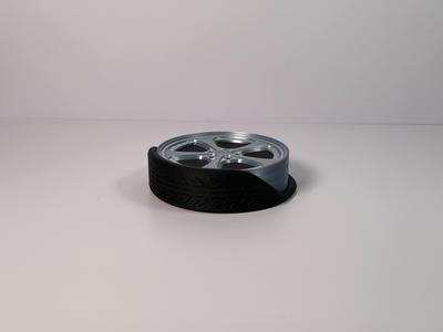 VSKF Wheel and Tire Drink Coaster Set