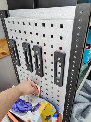 Peg Board Storage Solution