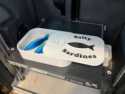 Salty sardine container! Print in Place!
