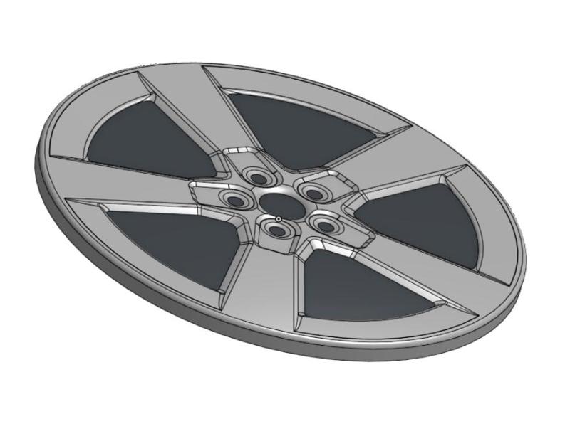 2010 Camaro Style Wheel Coaster Set