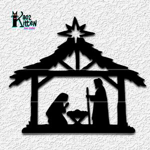 nativity scene wall art religious christmas decor
