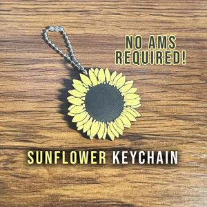 Sunflower Keychain