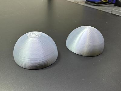 Variable Layer Height Half Domes