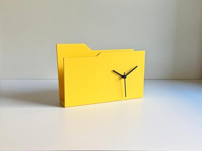ZIP, Desk organizer, with built-in clock and picture frame.