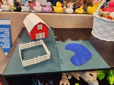 Farm Scene for resin mini figures/animals