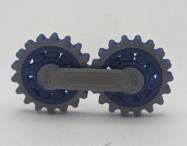 Double Print In Place (PIP) Bearing Gear Fidget