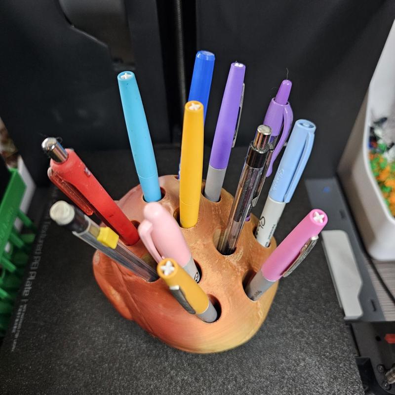 Skull Pen Holder
