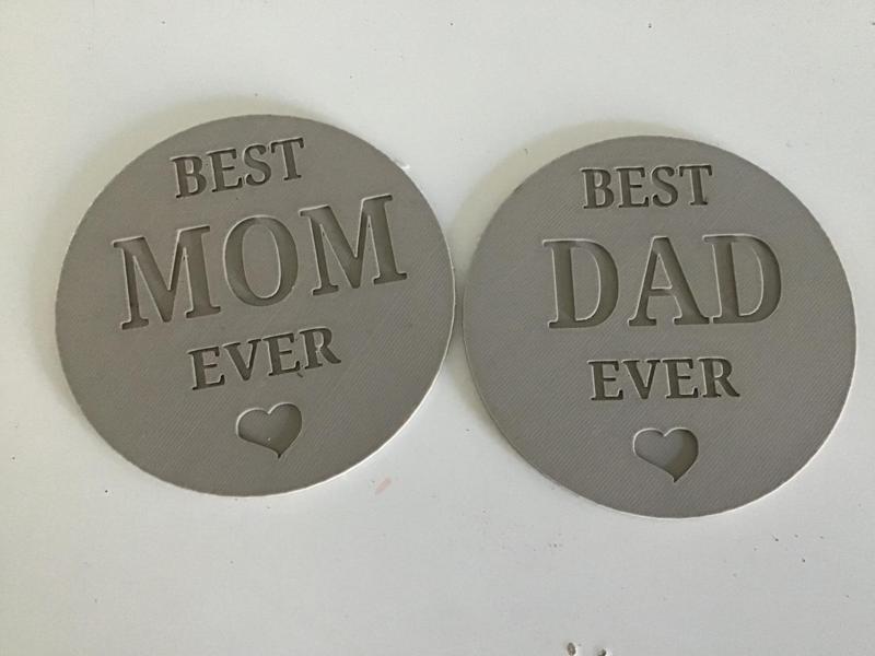 Best Mom And Dad Coasters