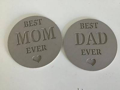 Best Mom And Dad Coasters