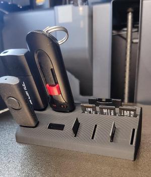 Storage organizer - USB stick & SD Card holder