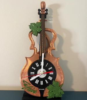 Violin Clock & Stand