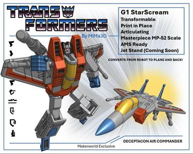 StarScream - Transforming Jet