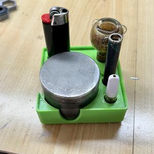 CannaCaddy Compact - Gridfinity Compliant Cannabis Supply Holder
