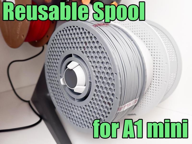 Bambu Lab A1 Mini Reusable Spool + AMS lite