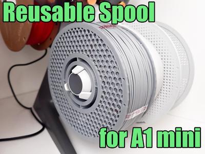 Bambu Lab A1 Mini Reusable Spool + AMS lite