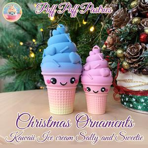Christmas Ornaments Kawaii Ice cream Sally and Sweetie