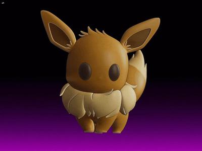 Chibi Eevee - Adorable 3D Print Ready Model