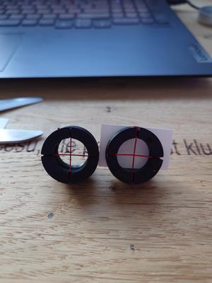 Laser path calibration device