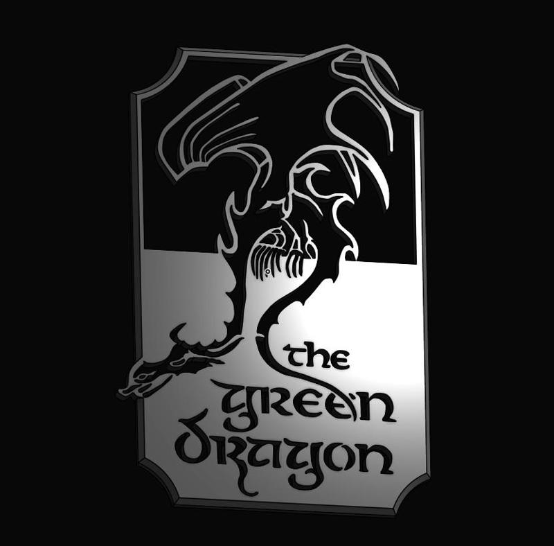 Green Dragon Sign Wall Decor