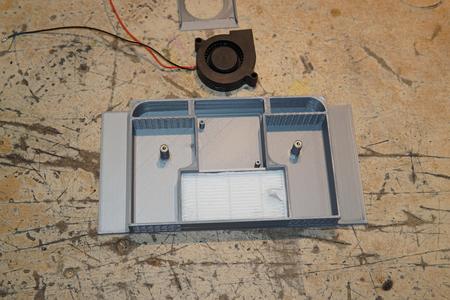 Voron 0.1 compact air filter system (HEPA + active carbon)