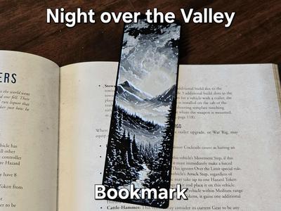 Night over the Valley - Bookmark