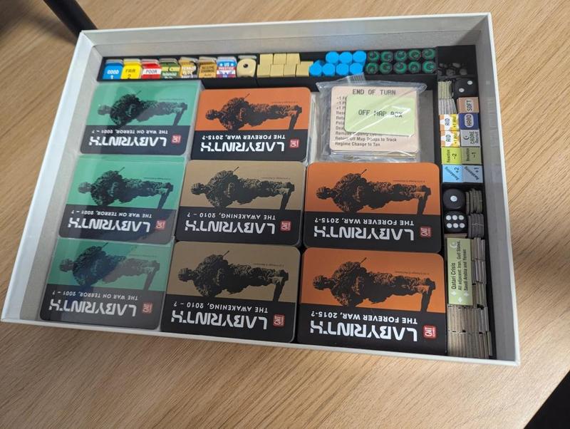 Labyrinth: The War on Terror Small Box Insert w/ both expansions
