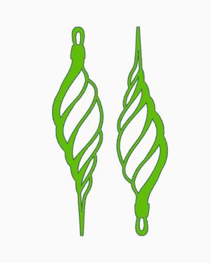 Christmas Ornament Earring 5.stl